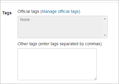 Adding blog post tags