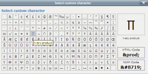 HTML editor custom character selector 1.png