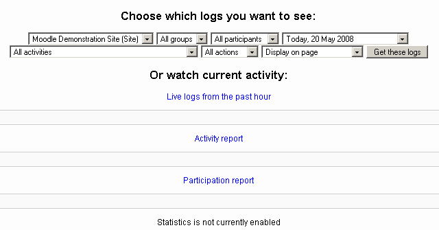 Where to click for a full report. Groups has not been enabled in this course