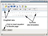 Write a math expression using the equation editor