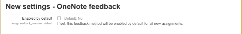 Allow OneNote Assignment Feedback
