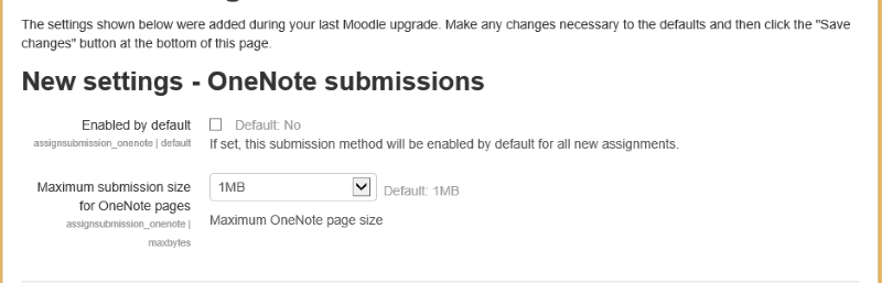 Allow OneNote Assignment Submissions