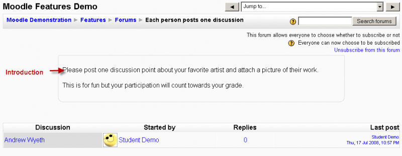 Fitxer:Forum homepage view Single student mu.png