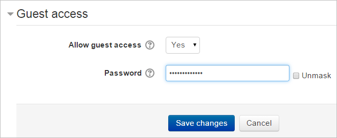 Allowing Guest Access