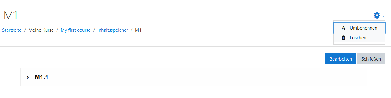 Renaming and deleting