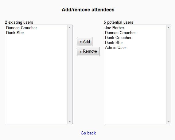 File:MoodleDocs add remove attendees screen.png