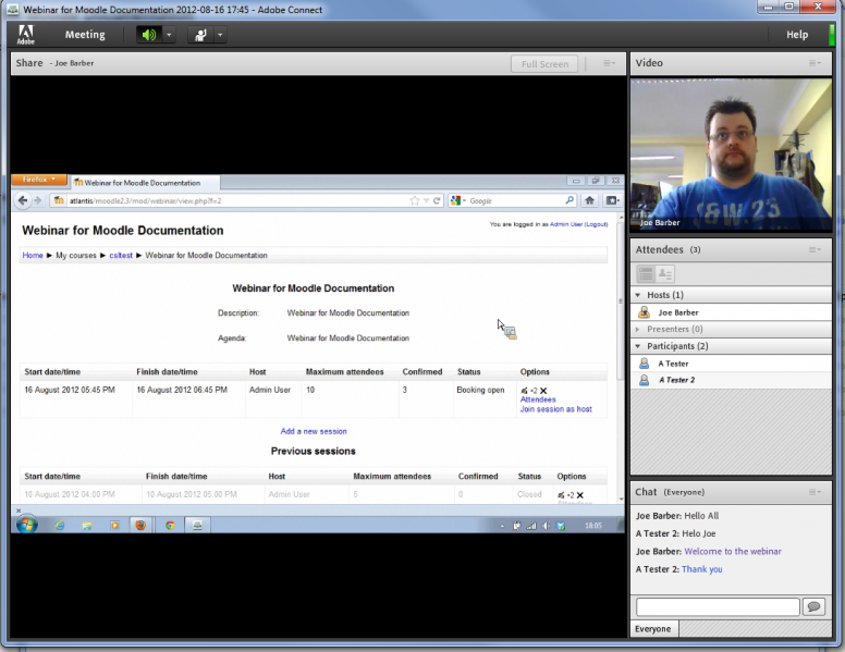 File:MoodleDocs webinar user screen with shared desktop and webcam from host.png