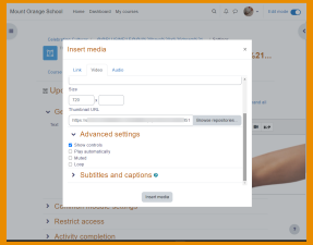 Multimedia Integration Moodle’s built-in media support enables you to easily search for and insert video and audio files in your courses. Working with media