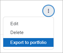 database portfolio export