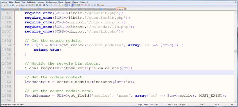 Archivo:lib php modified file opened in notepad plus plus.png